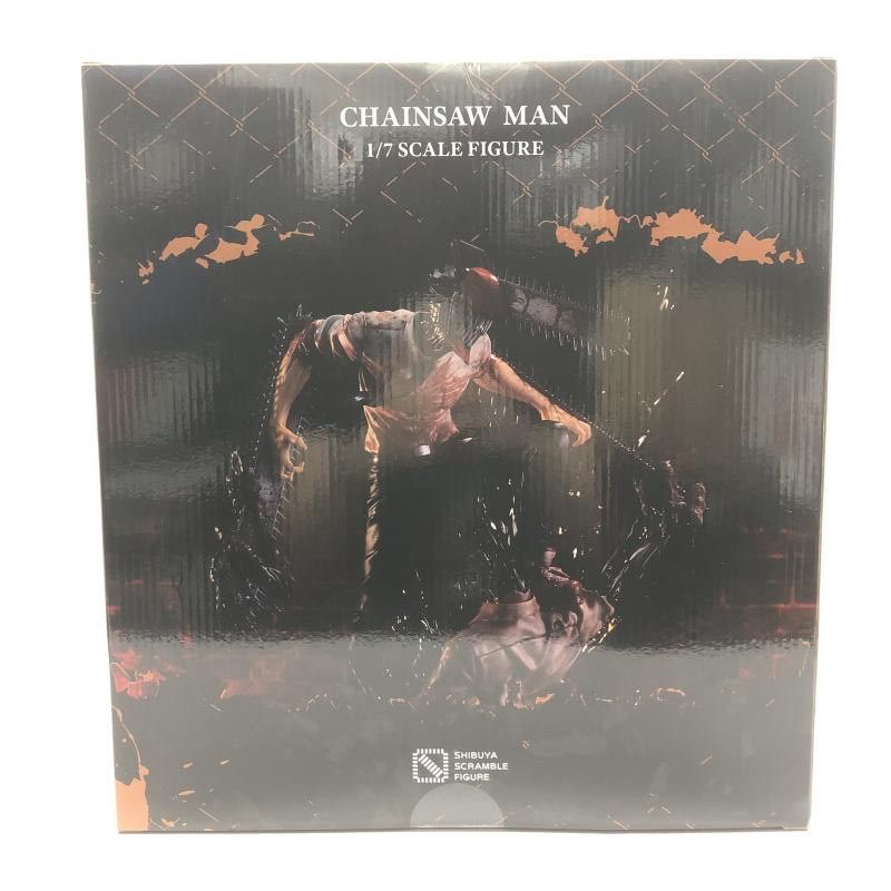 【中古】開封・特典ﾅｼ)eStream 渋谷スクランブルフィギュア チェンソーマン 1/7[18][240018362350] SHIBUYA SCRAMBLE FIGURE、TVアニメ『チェンソーマン』より