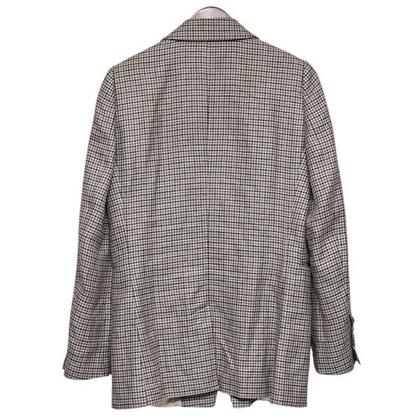 さ*き様 【美品】 ブルネロクチネリ ジャケット ウール リネン グレー ストラ Brunello Cucinelli/ブルネロ クチネリ｜ウール アンド カシミア