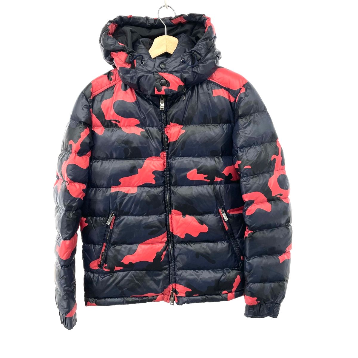 VALENTINO ヴァレンティノ カモフラージュ ダウンジャケット サイズ 46 20E23 ネイビー メンズ 240002230432