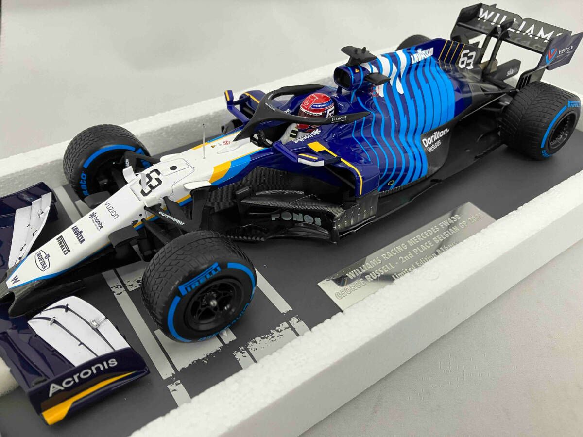 ミニチャンプス ウィリアムズ FW43B ジョージ・ラッセル ベルギーGP 2位 ミニチャンプス ウィリアムズ FW43B ジョージ・ラッセル