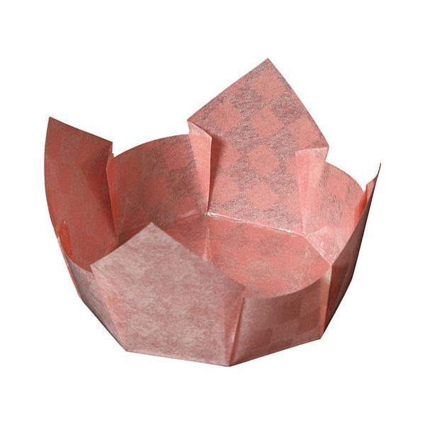 ヤマコー 用美 業務用 OP市松珍味入 大B 紅梅色 100枚入 yamaco66666