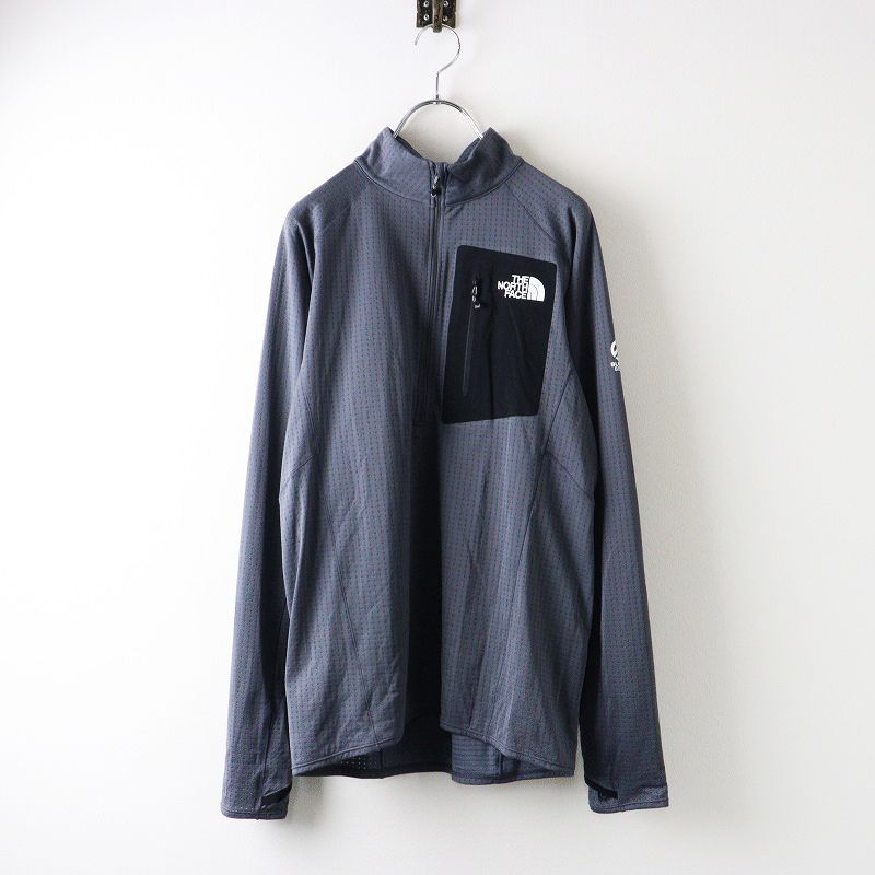 2024 ノースフェイス THE NORTH FACE NT12122 Expedition Dry Dot Zip High ドット ジップ プルオーバー M グレー系【2400014285369】