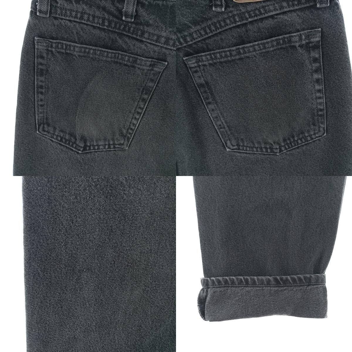 古着 00年代 ラングラー Wrangler RELAXED FIT ブラックデニム 