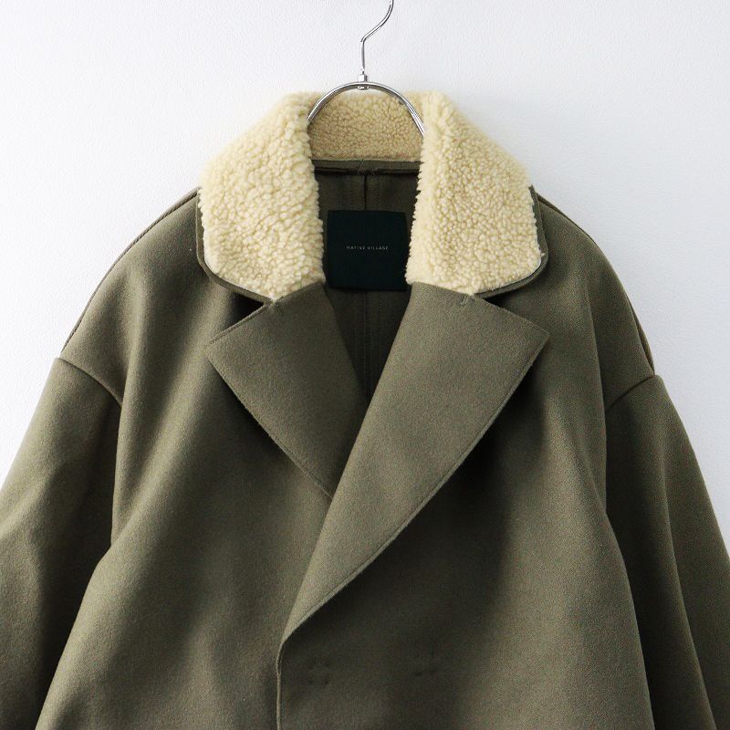 未使用 定価7.7万 ガサ ネイティブヴィレッジ gasa NATIVE VILLAGE 衿  