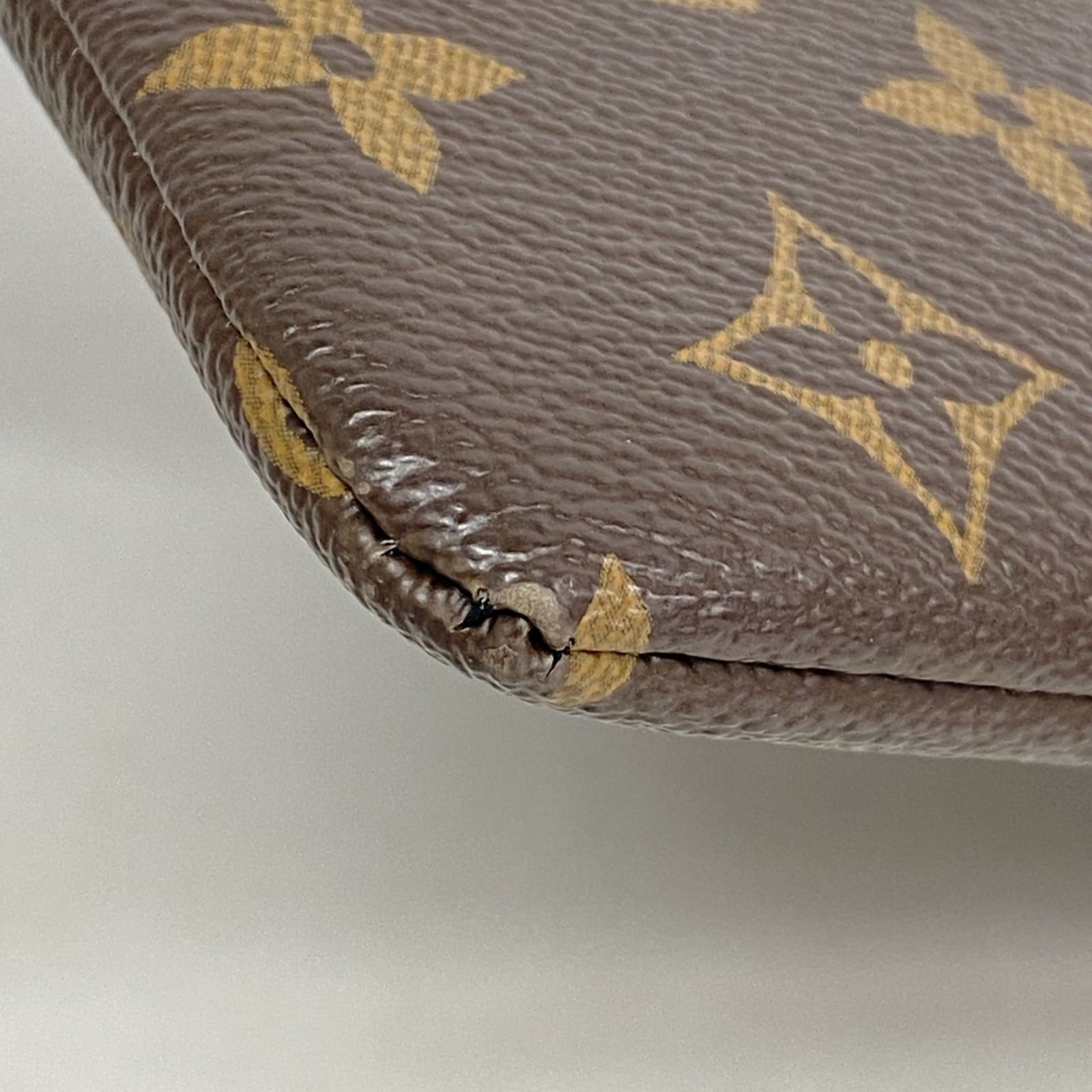 ※使用感あり　Louis Vuitton クラッチバッグ ブラウン モノグラム Louis Vuitton モノグラム クラッチバッグ
