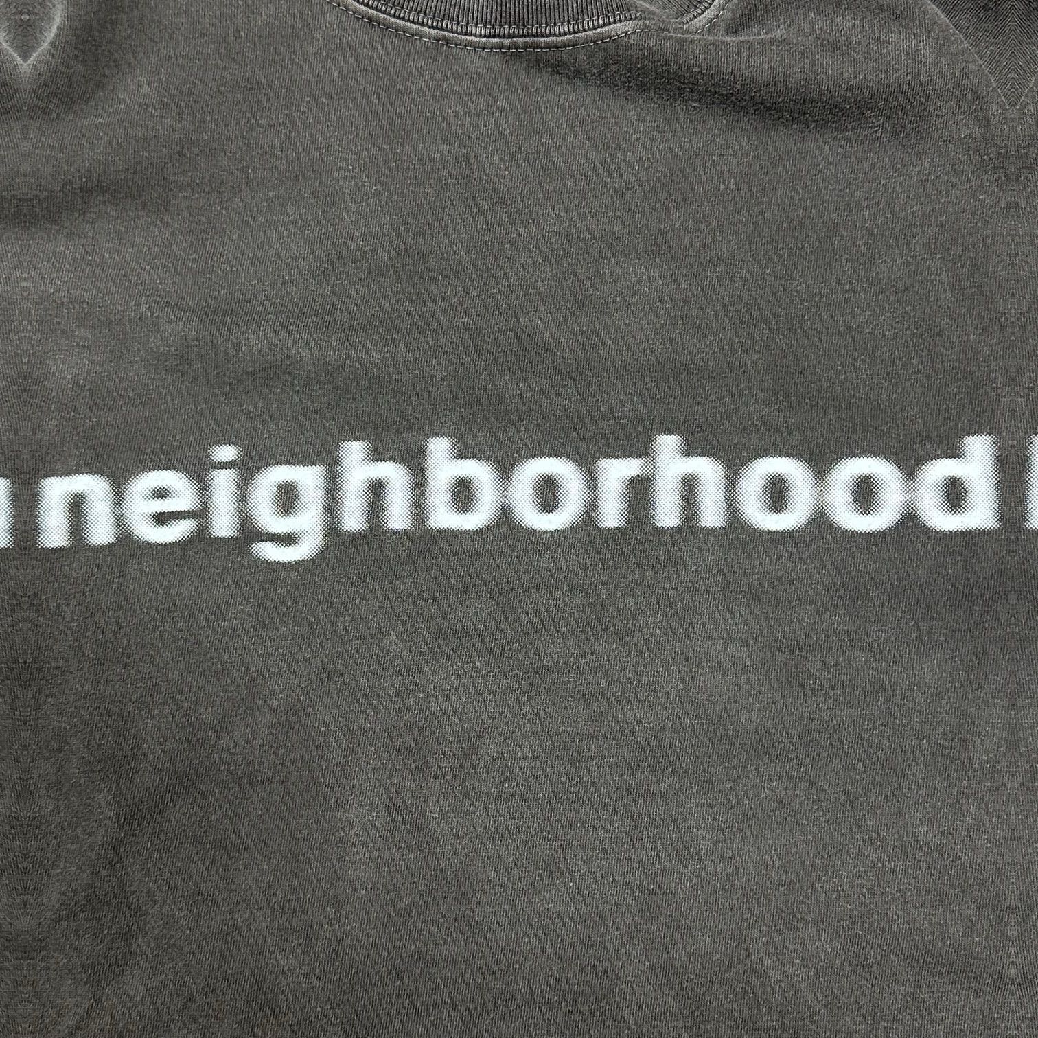 neighborhood l/s tee Lサイズ 新品 袖プリント cliffedge_23082604