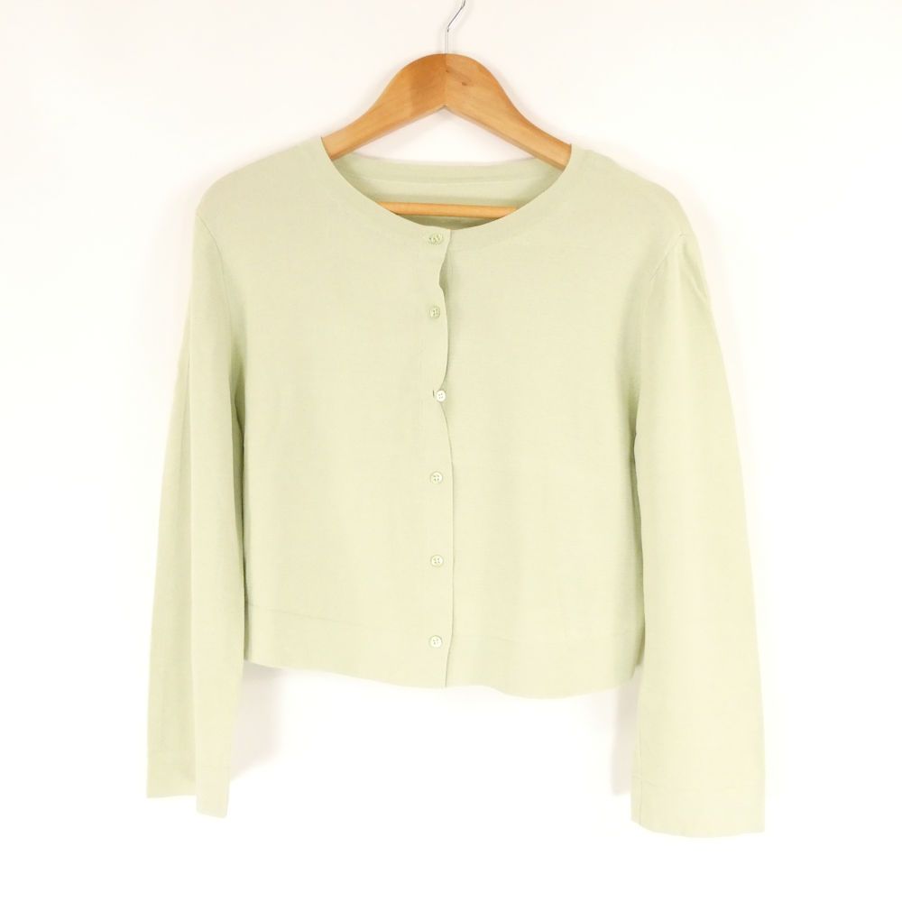 美品 FOXEY フォクシー 36823 アッパースタンダード カーディガン 40(M) レーヨン他 長袖 レディース AT1866A7 美品 FOXEY フォクシー 36823 アッパースタンダード