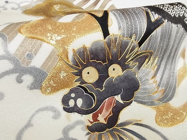 平和屋本店□極上 十日町 名門青柳高級ブランド 大喜百花 全通柄袋帯