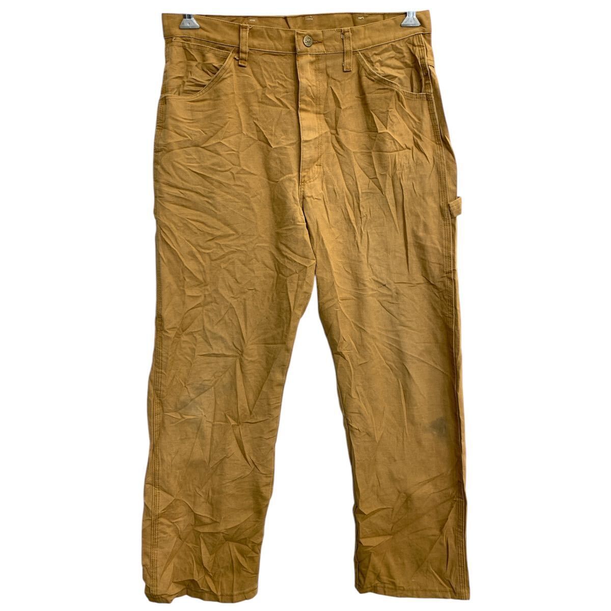 RED KAP ワークパンツ W34 レッドキャップ ペインターパンツ ブラウンベージュ メキシコ製 古着卸 アメリカ仕入 2501-162