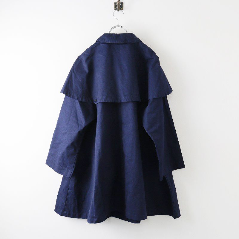 未使用 2022SS ネストローブ nest Robe 01221-1170 コットンツイル超撥水 フロックロングジャケット F/ネイビー【2400013837002】