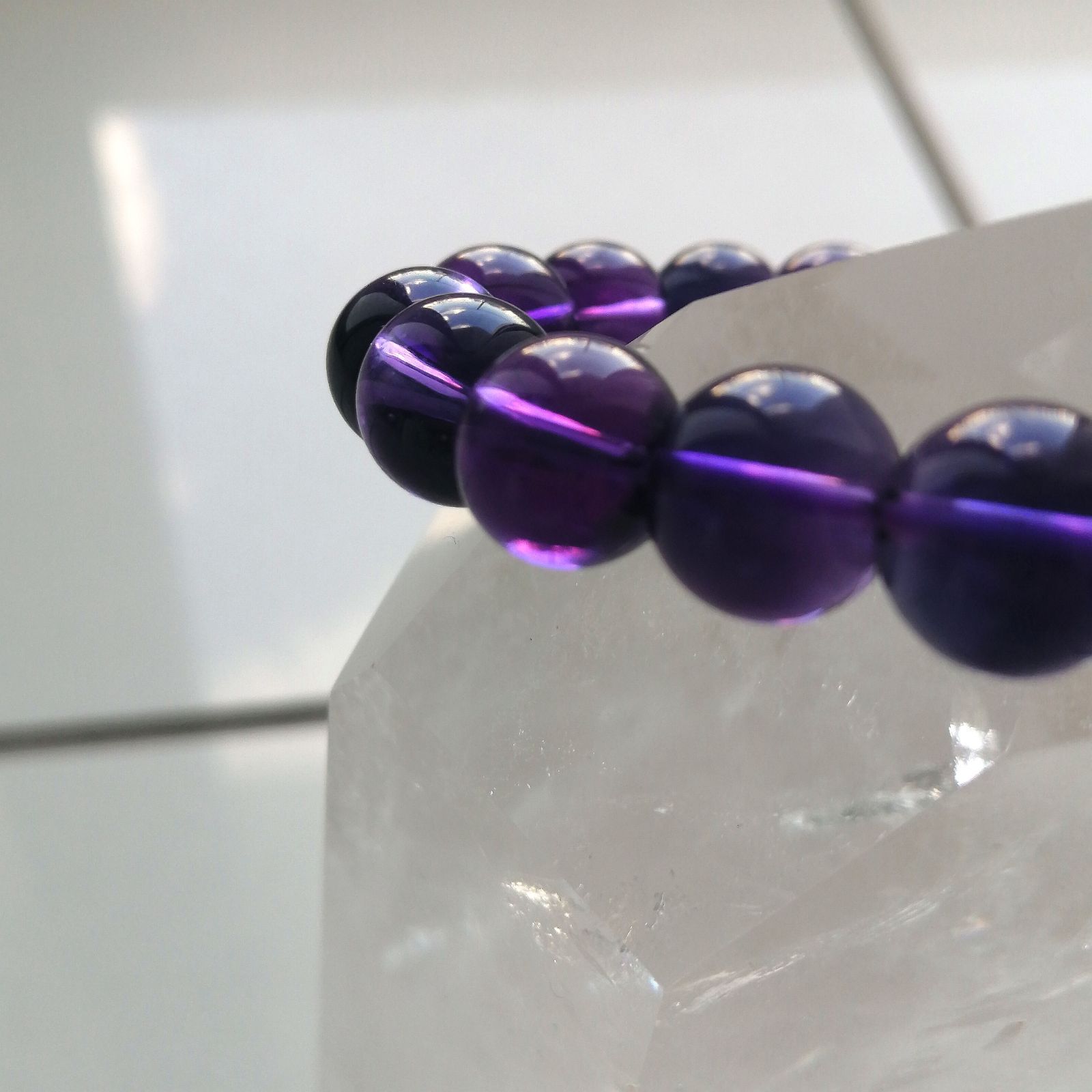ザンビア産アメジストAAA[4xIf]ブレスレット　10mm 恋愛成就　式神 ザンビア産アメジストAAA[4xIf]ブレスレット 10mm 恋愛成就 式神
