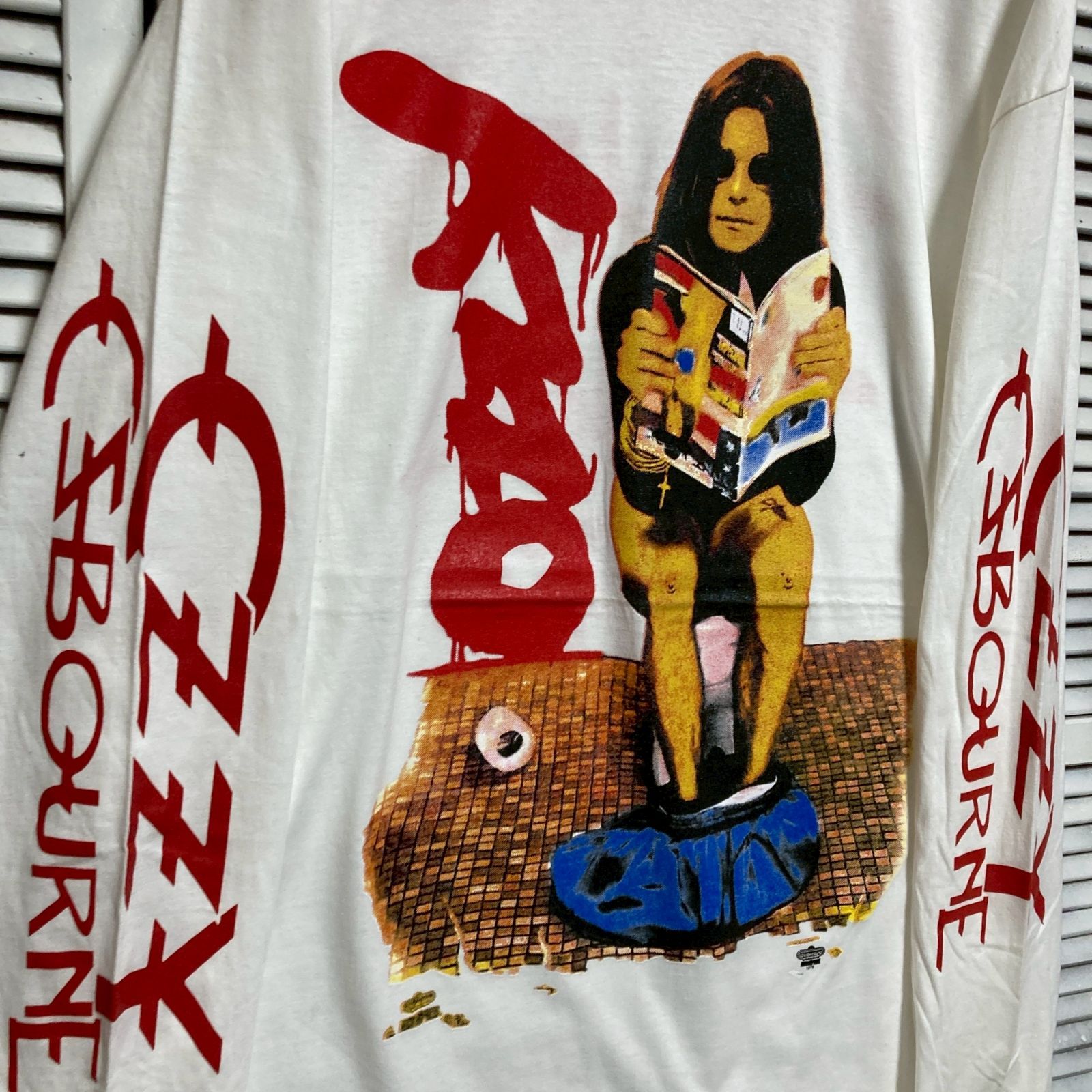 BKGK バンド Tシャツ 長袖 ロンT ビンテージ 古着 USA製 白 オジー