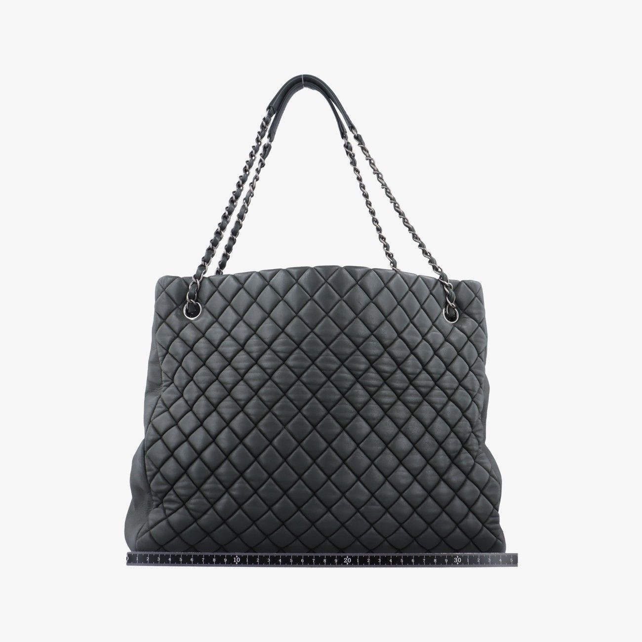 シャネルChanelマトラッセ ココマーク マドモアゼルグリーンレザーA6738917112447