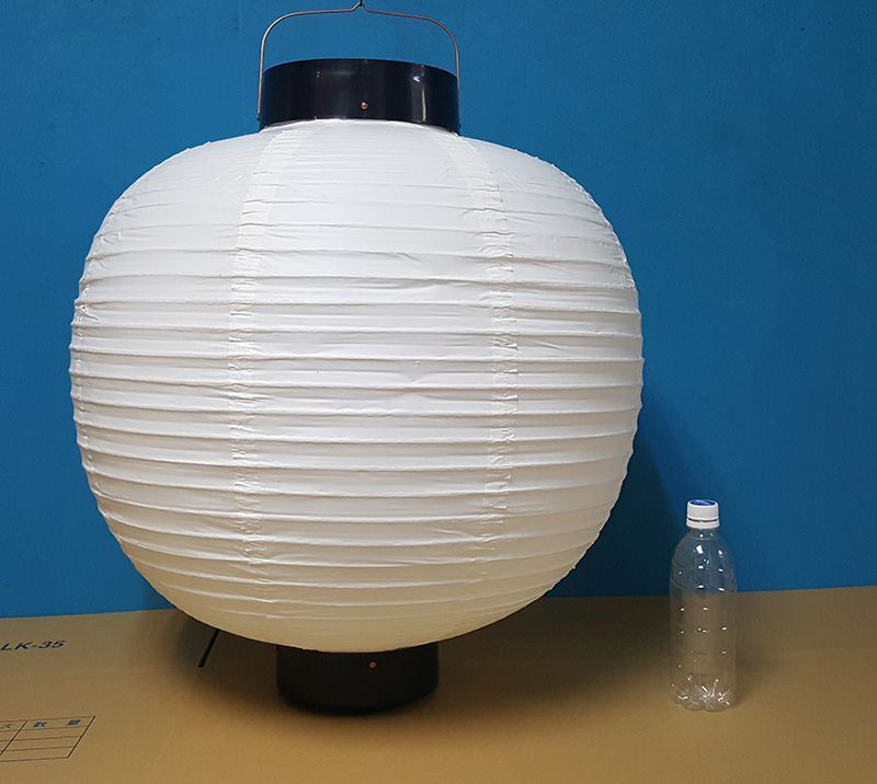 特大サイズ　ビニール・白無地提灯　丸型　60×57㎝　JOA-97 特大サイズ ビニール・白無地提灯 丸型 60×57㎝ JOA-97
