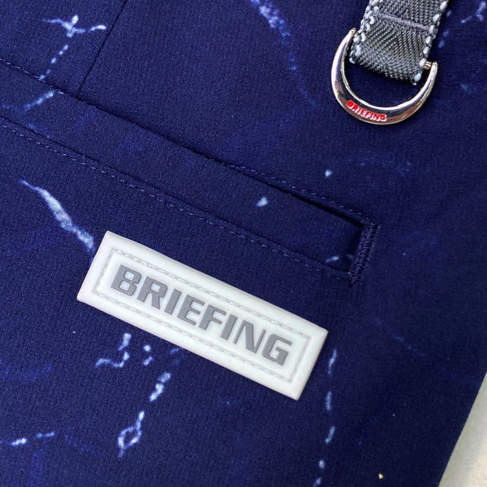 翌日発送 サイズ XS BRIEFING GOLF ブリーフィング モデル ショートパンツ 総柄 ネイビー系 240101228449 ゴルフウェア レディース ストスト