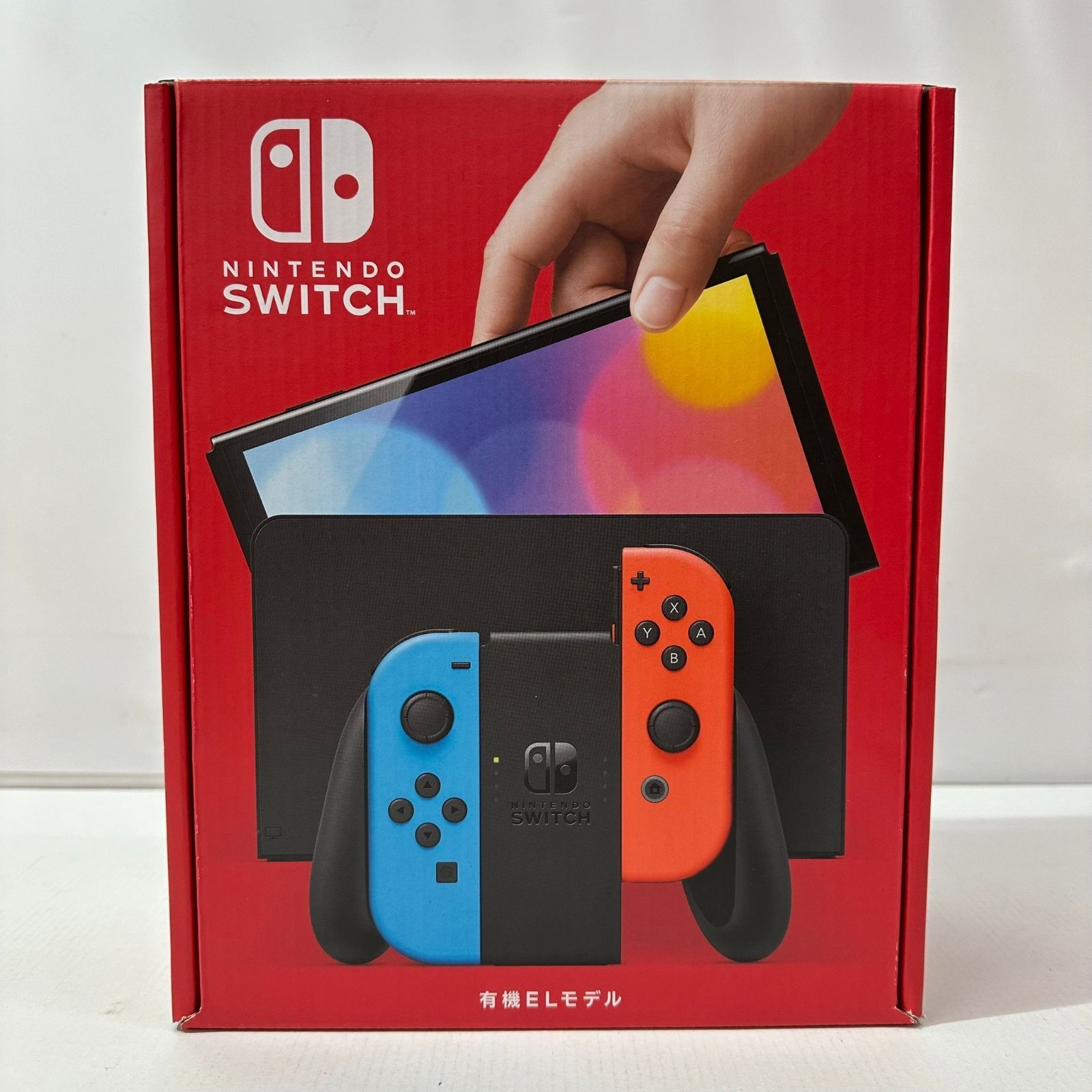 05m0597【Nintendo Switch】スイッチ本体 有機ELモデル ネオン ※検品 