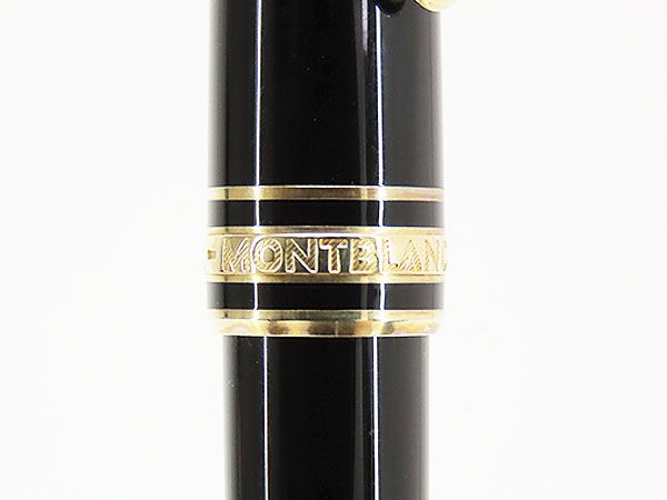 モンブラン 144 万年筆 ブラック 14Kペン先 中古美品 美品□MONTBLANC