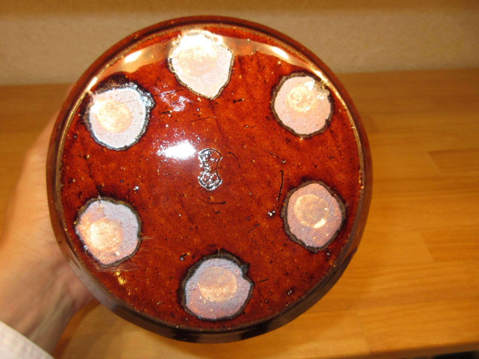 送料込【逢絢亭】茶道具 水指 京焼 飴釉 裏千家好写 末広水指 栄昌作 共箱入り 逢絢亭】茶道具 水指 京焼 飴釉 裏千家好写 末広水指 栄昌作 共