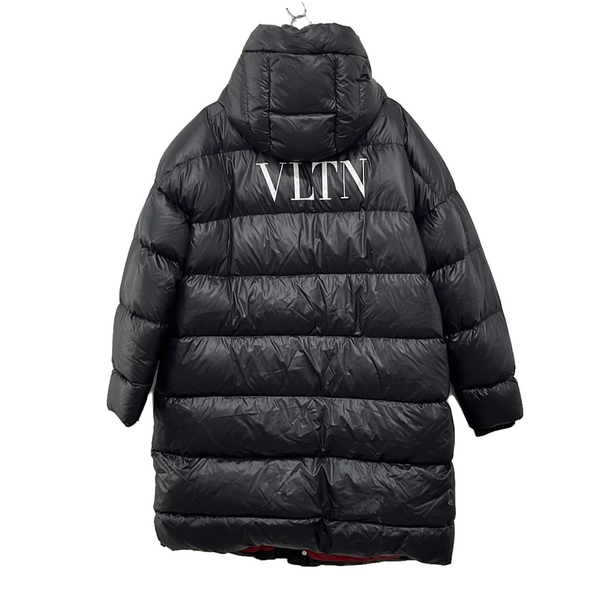 VALENTINO バレンチノ ダウンコート サイズ48 XL メンズ - 黒×白 長袖 冬