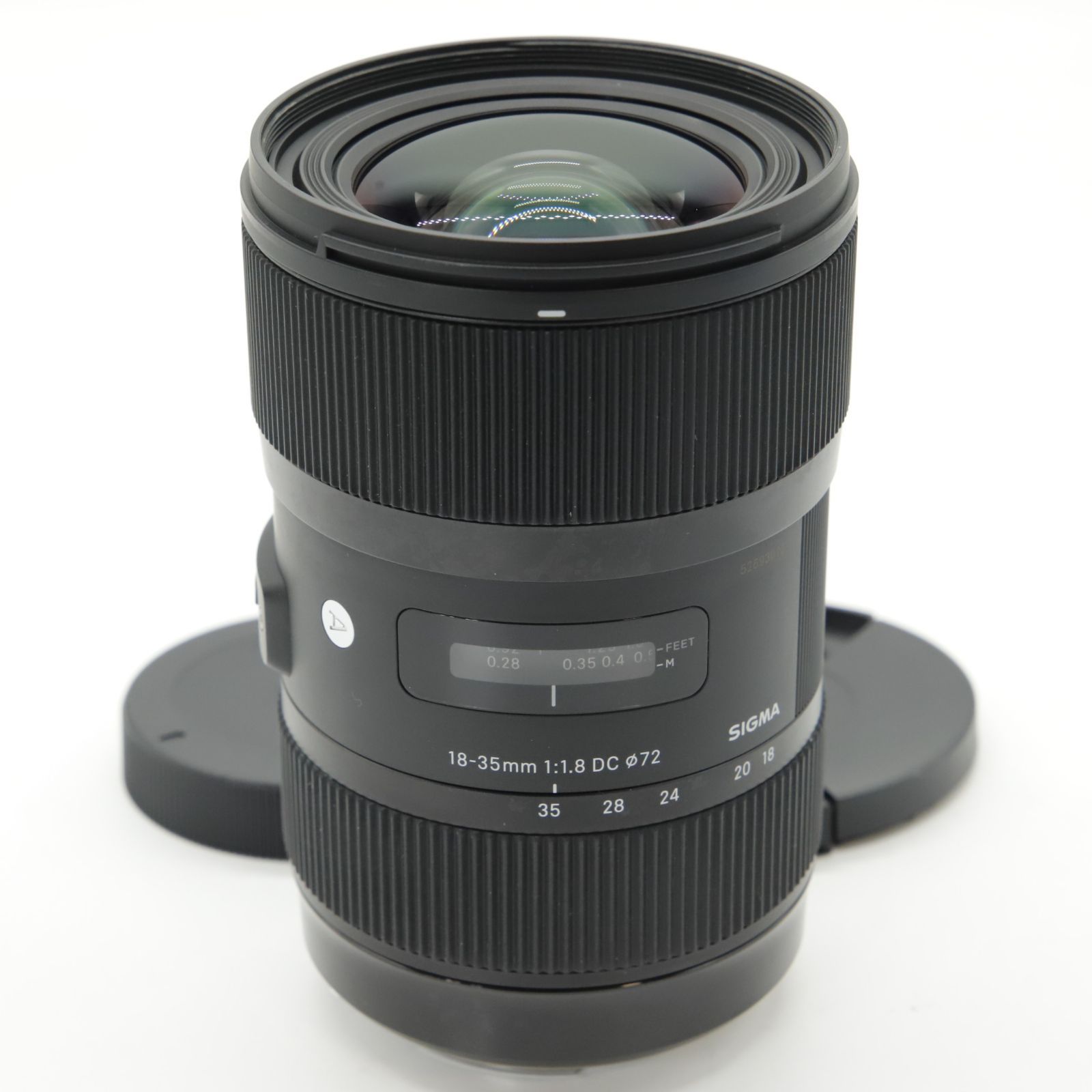 ほぼ シグマ Sigma レンズ 18-35mm F1.8 DC HSM Canon キヤノン EF-Sマウント ズーム 標準 APS-C 一眼レフ用 Art