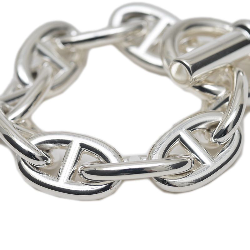 エルメス シェーヌダンクル ブレスレット TGM シルバー SV925 9コマ FORTGASGNV_COM_BR