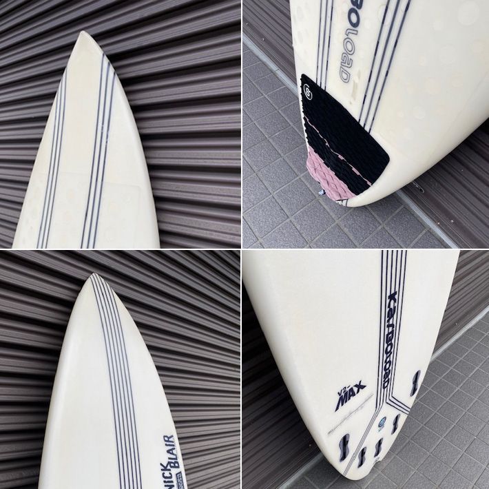 中古 サーフボード JOISTIK SURFBOARDS  ジョイスティック サーフボード ”V2MAX”カーボロード 5’11” 34.00CL FCS2 5FIN NICK BLAIR（ニック・ブレアー）JOISTIKのベストセラーモデル！