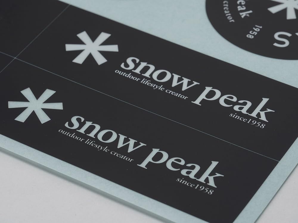 【数量限定】スノーピーク(snow peak)65周年記念 ロゴステッカーセット NV-065