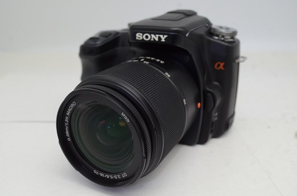 SONY ソニー α100 DSLR-A100K ズームレンズキット DT 18-70mm F3.5-5.6 デジタル一眼レフカメラ 250927am