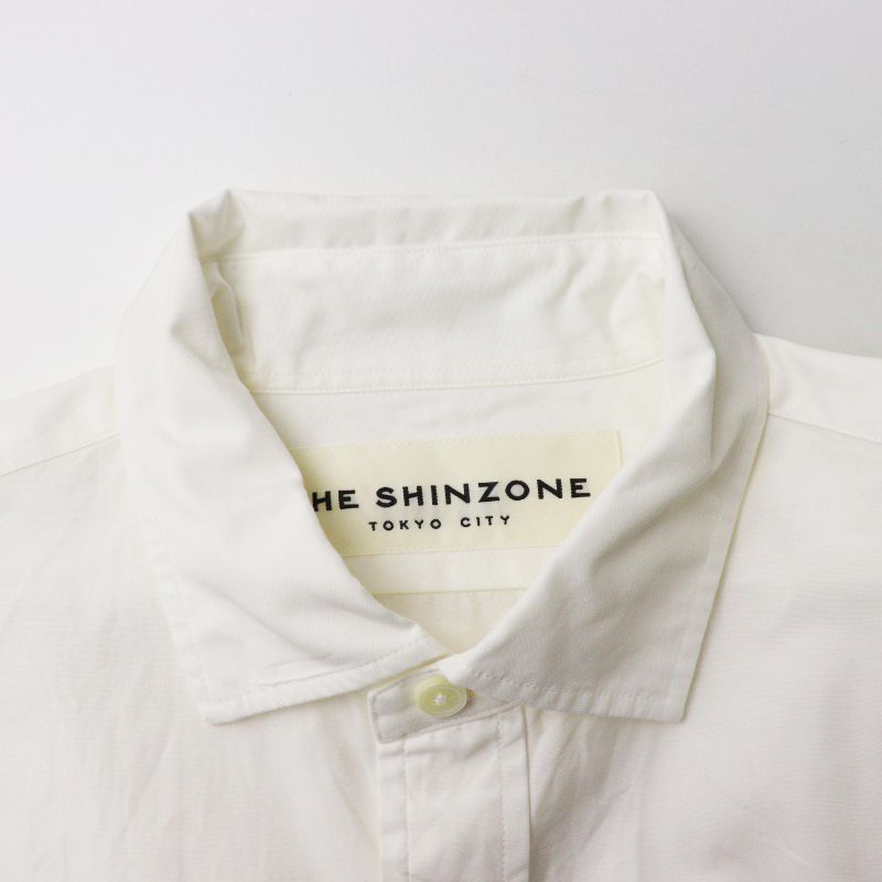 2024SS ザ シンゾーン THE SHINZONE PECK SHIRT ペックシャツ FO/オフホワイト トップス カットソー 長袖【2400014523799】 2024SS ザ シンゾーン THE SHINZONE PECK SHIRT ペックシャツ FO