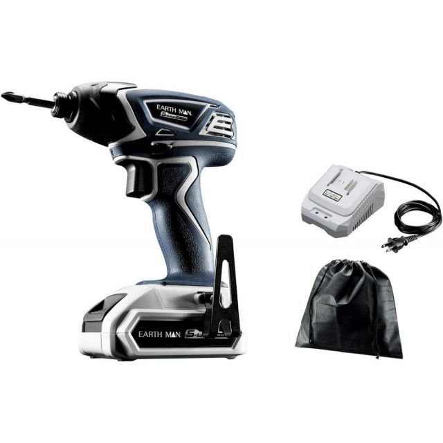 高儀 Takagi EARTH MAN S-Link 14.4V 充電式 インパクトドライバー IDR-144LiB ねじ締め 締め付け ゆるめ 穴あけ