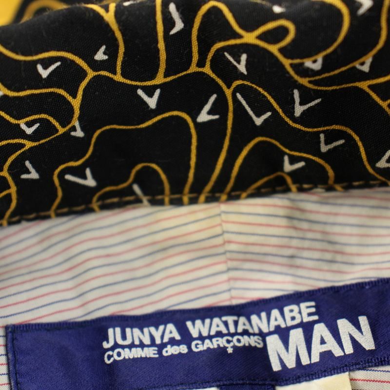 JUNYA WATANABE 柄シャツ　夏 ジュンヤワタナベマン JUNYA WATANABE MAN コムデギャルソン