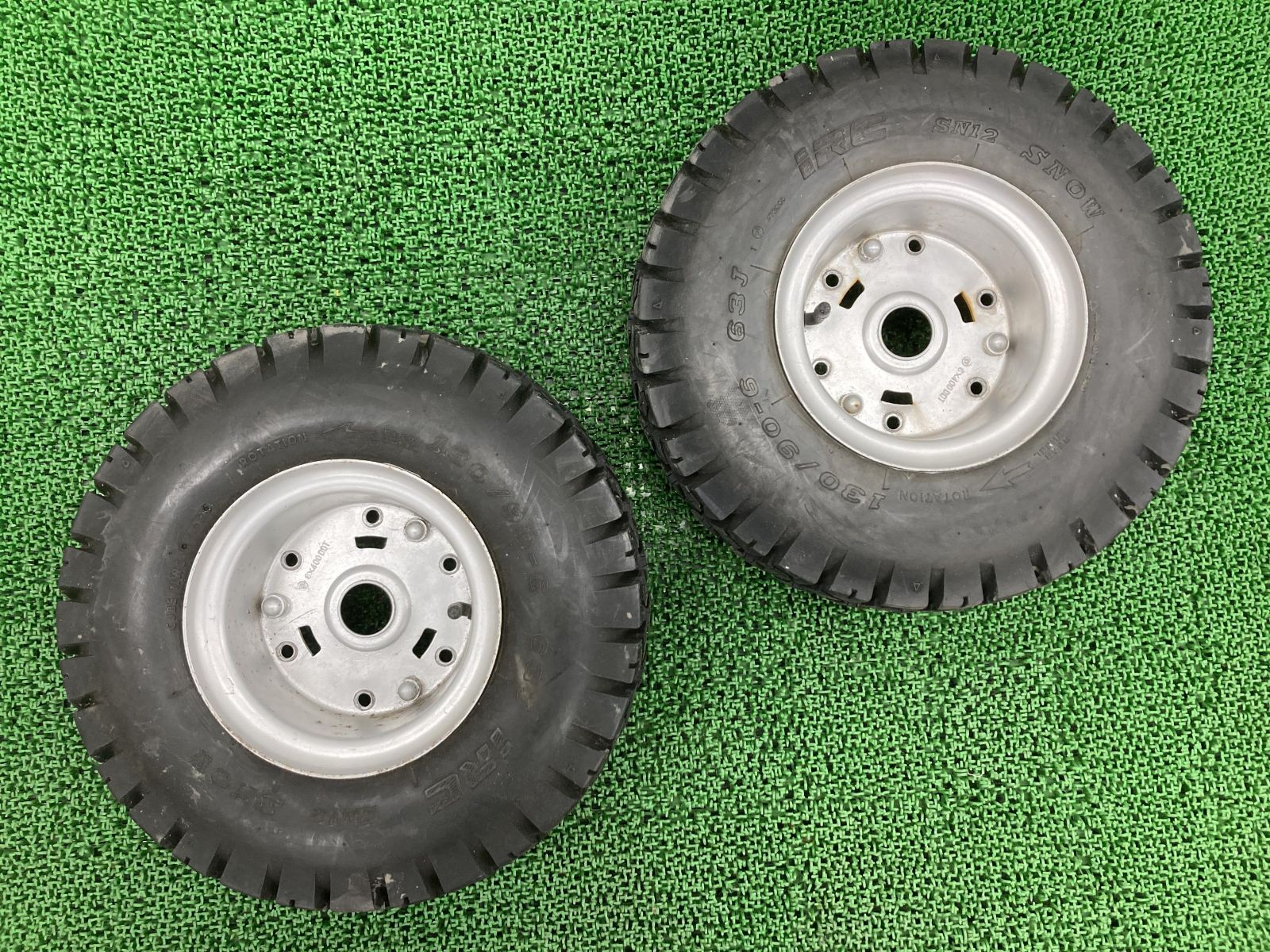 ご確認用　4点 ジャイロX リアホイール ホンダ 純正 中古 バイク 部品 TD01 スノー