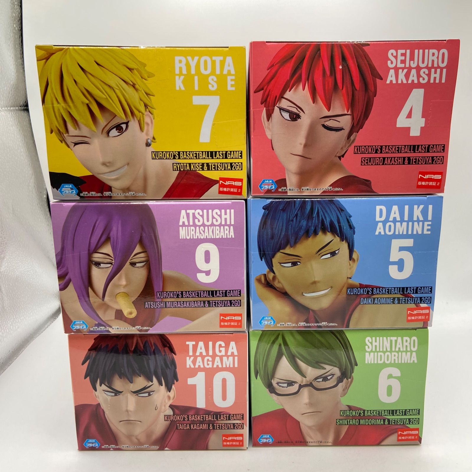 黒子のバスケ フィギュアセット 緑間真太郎 赤司征十郎 黄瀬涼太 青峰大輝 黒子のバスケ フィギュアセット 緑間真太郎 赤司征十郎 黄瀬涼太 青峰