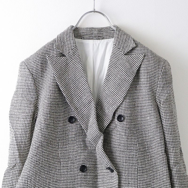 【THIRD MAGAZIN サードマガジン】ハウンドトゥースダブルジャケット 2020SS サードマガジン THIRD MAGAZINE ハウンドトゥースダブル