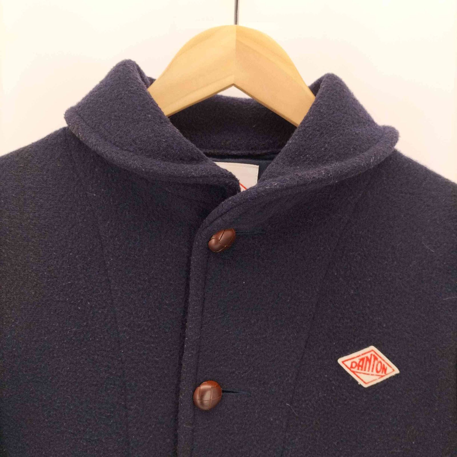 【DANTON/ダントン】WOOL MOSSER フード付きロングコート Danton 美品 DANTON ダントン WOOL MOSSER フード付きロング