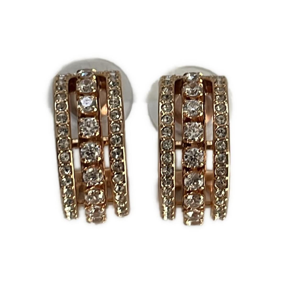 SWAROVSKI スワロフスキー ピアス - ゴールド×クリア