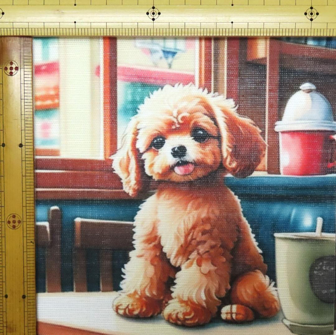 ゆきちゃん限定】X1118 犬 カフェ No,127 5柄 20×20 - メルカリ