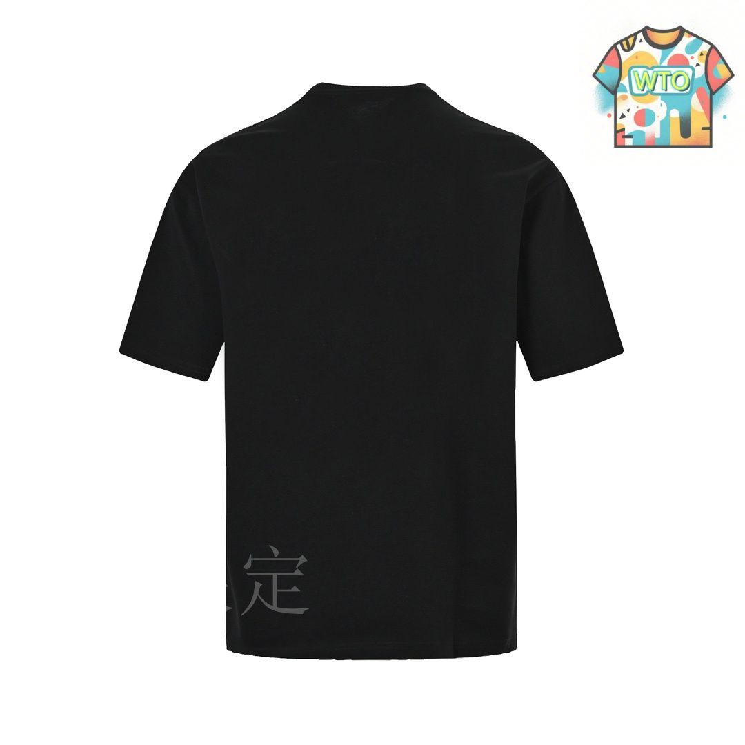 今日特価】Loewe 25ss Colorful Embroidered Letter T - shirt