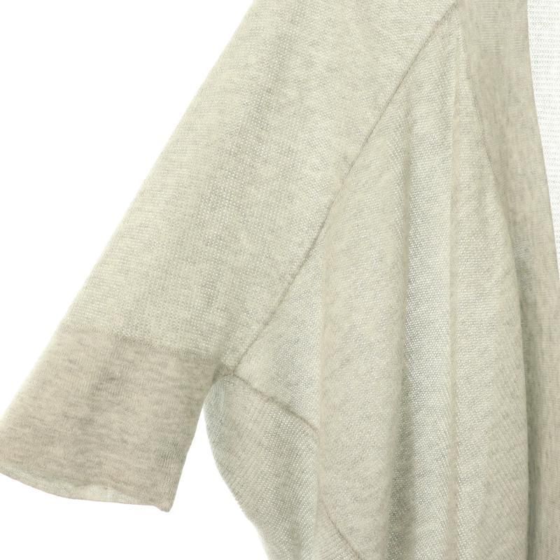 ◇ 美品 モラビト カットソー カーディガン 羽織り 38 日本製 GeeRA カーディガン 「羽織り/持ち運び/冷房対策に便利！」接触