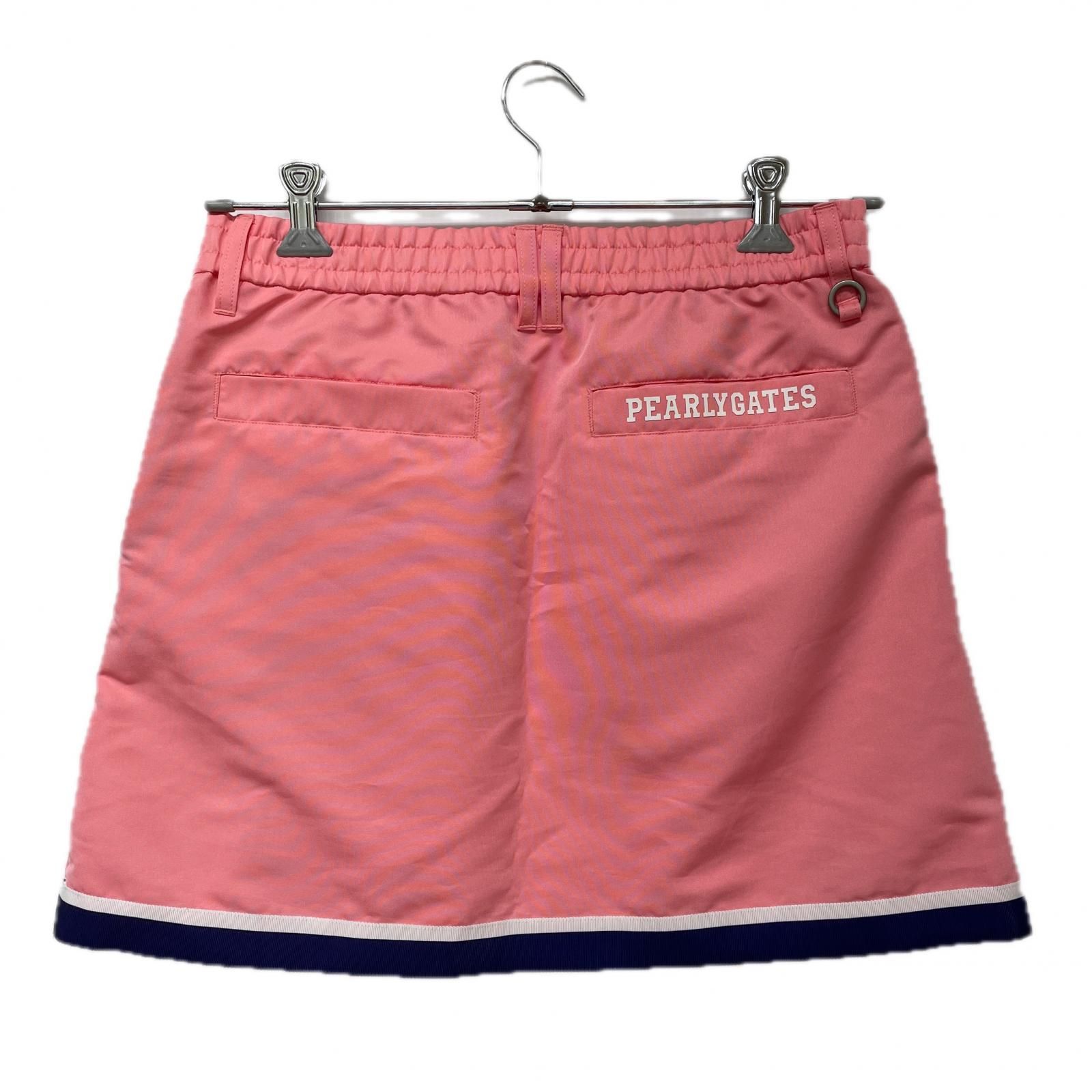 レディース パーリーゲイツ PEARLY GATES スカート 2 L ピンク ラップ風 ウエストゴム スポーティ 2025モデル