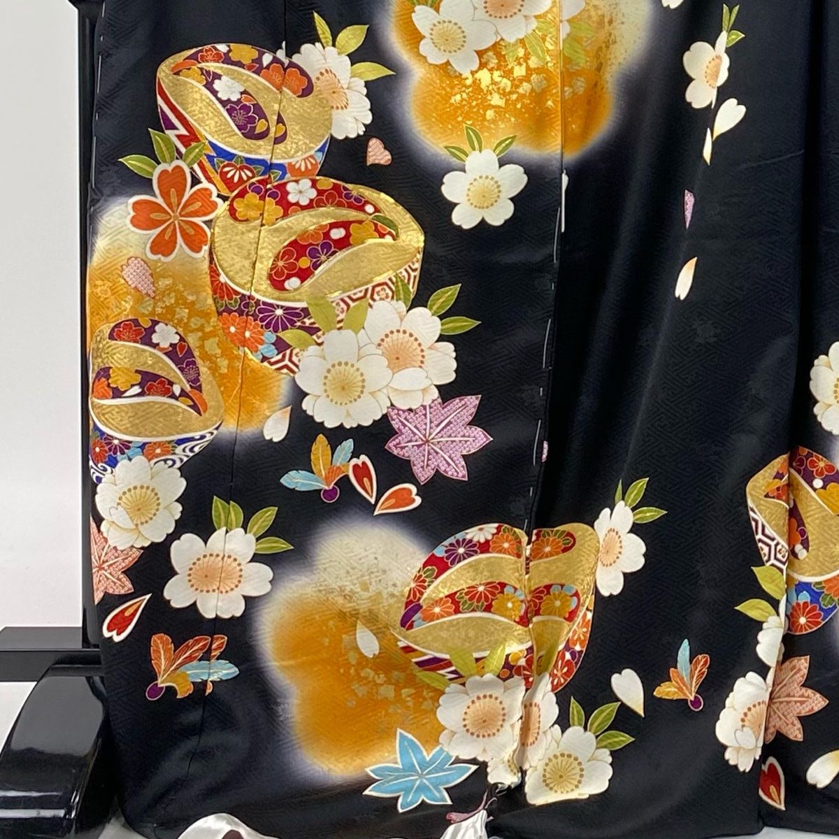 ペンギン　美品正絹振袖　165〜175cm ペンギン様専用 美品正絹振袖 165〜175cm