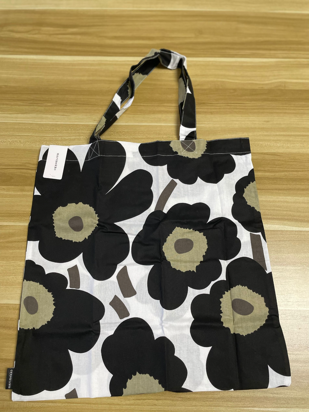 マリメッコ MARIMEKKO バッグ トートバッグ ウニッコ 67572 レディース レッド  花柄 フラワー コットン ブランド