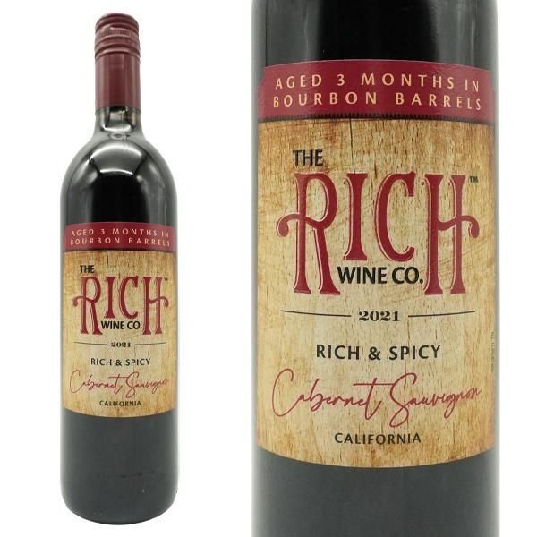 リッチ＆スパイシー バーボン バーレル カベルネ ソーヴィニヨン 2021 年 スコット セラーズ ワイナリー(ザ リッチ ワイン コ社)