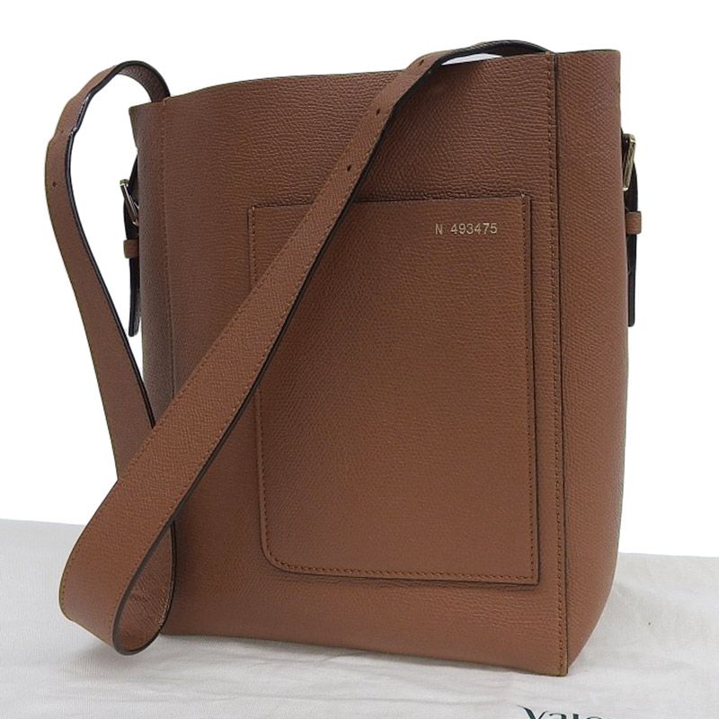 Valextra ヴァレクストラ バビラ／レザー／ブラウン／N 399359 バッグ