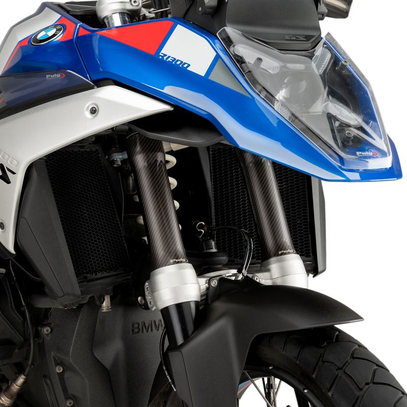 Puig 22052C FORK PROTECTOR KIT [CARBON PRINT] 汎用 プーチ フォークプロテクター