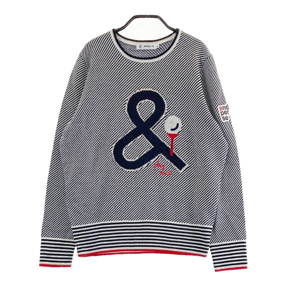 アンパスィ セーター Mサイズ ネイビー 未使用品【アンパスィ】ジップ