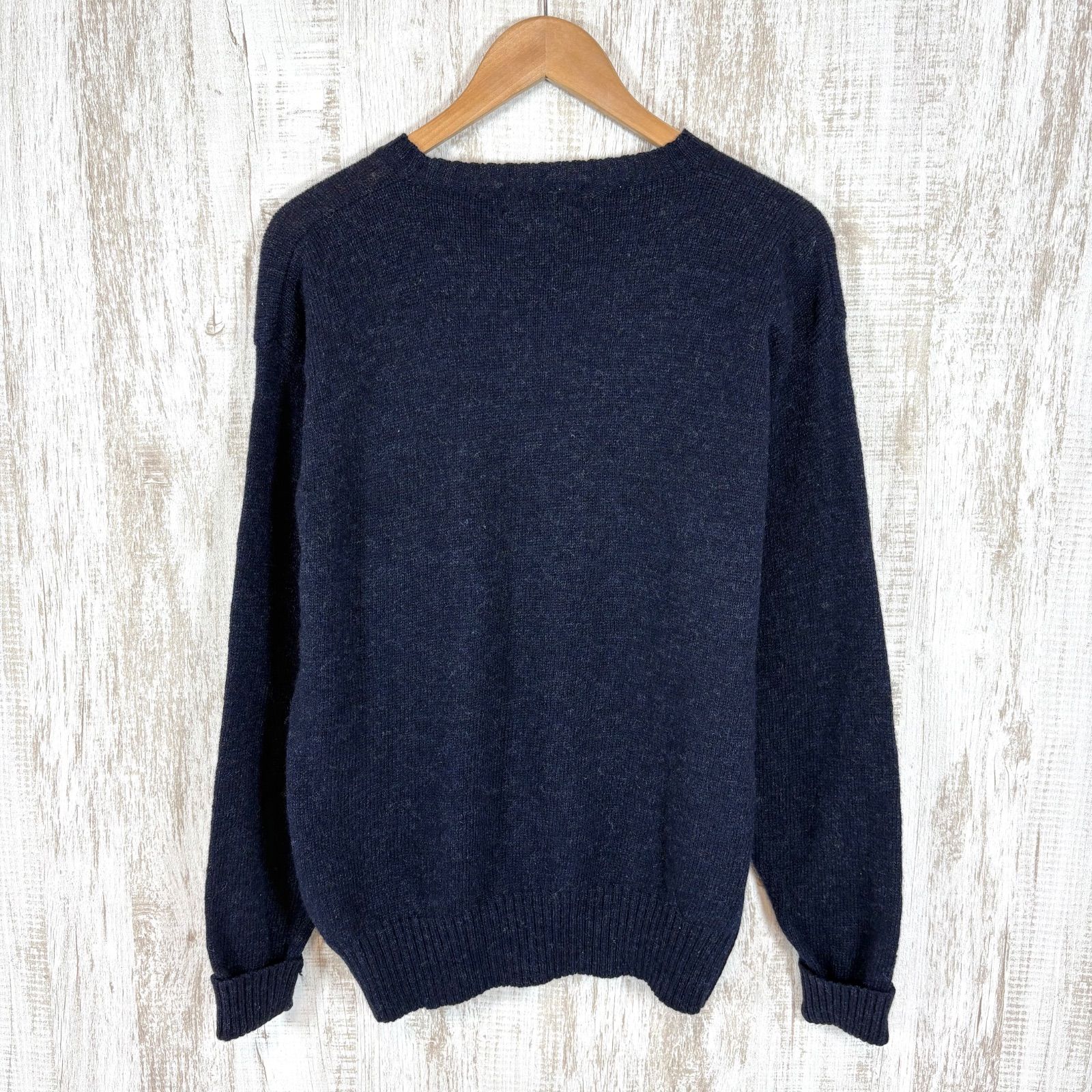 新品未使用 ポロバイラルフローレン ポニーロゴ刺繍 長袖 ボーダー カーディガン 美品 古着 90s Polo by Ralph Lauren ポロバイラルフローレン