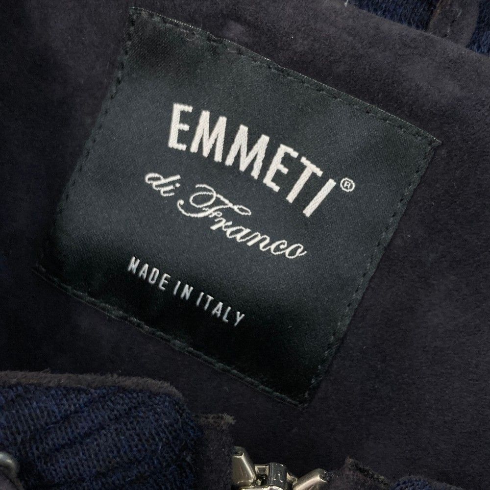 EMMETI di Franco スエードジャケット ネイビー48