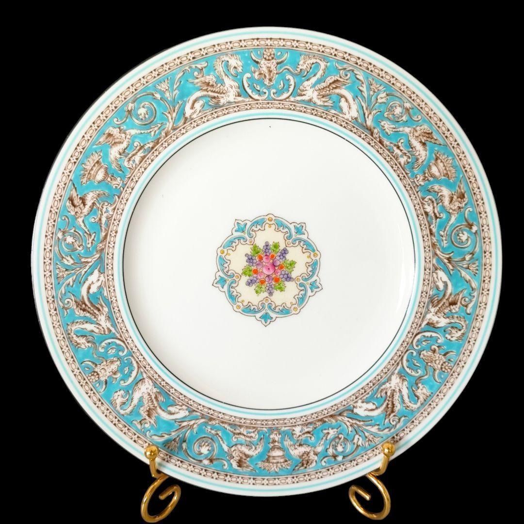 ★美品★ ウェッジウッド フロレンティーン ターコイズ 紅茶 5Pセッティング ☆美品☆ ウェッジウッド フロレンティーン ターコイズ 5P
