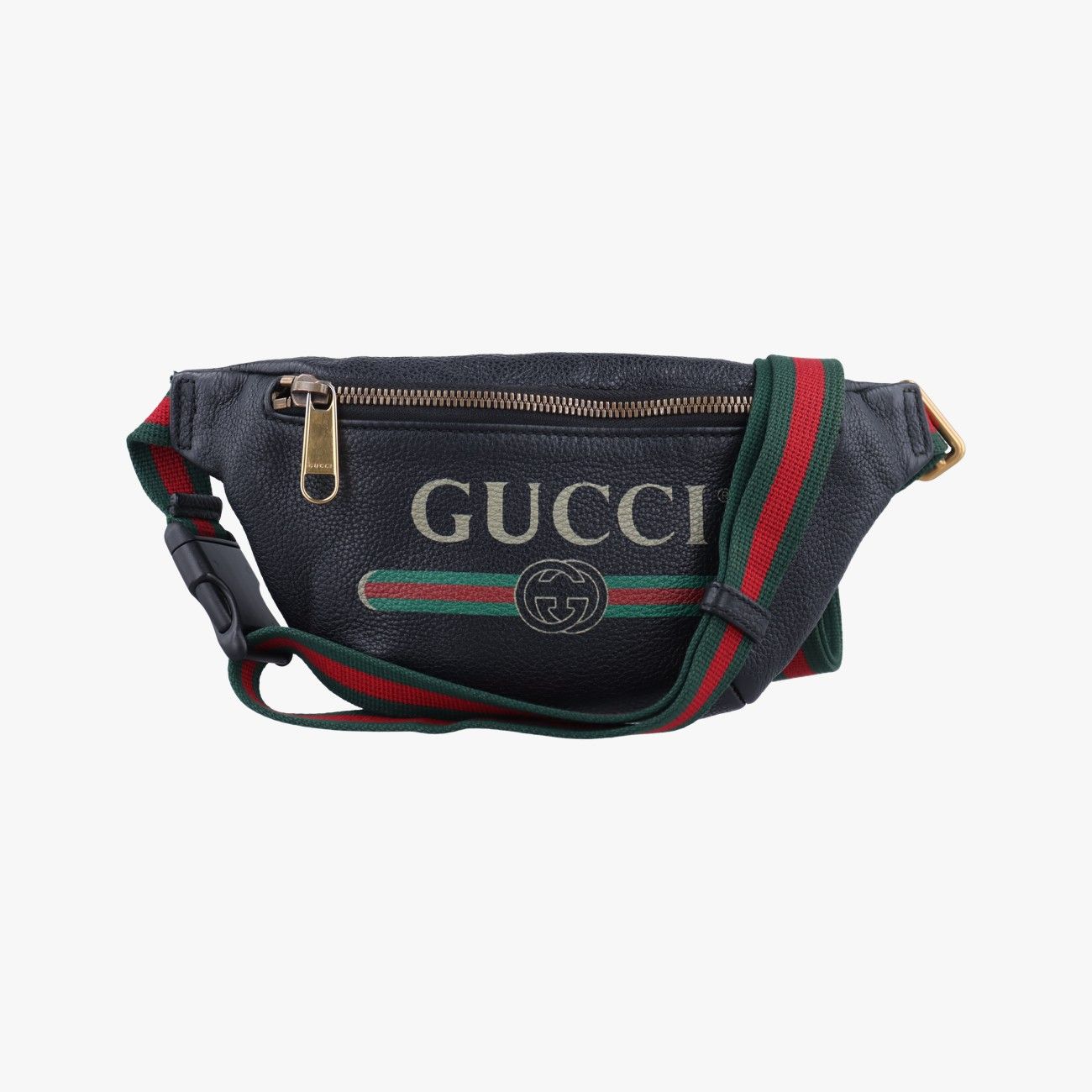 グッチGucciグッチプリントブラックレザー527792E028420922
